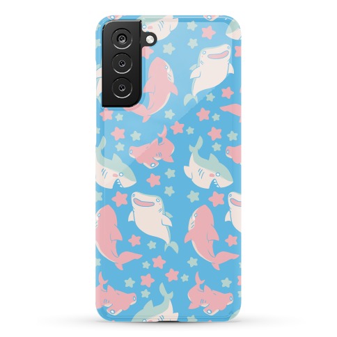 Happy Shark Pattern Phone Case